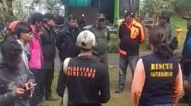 Seorang pendaki gunung dilaporkan tewas di ketinggian 2.800 Mpdl Gunung Lawu. (Dok. FIN) 
