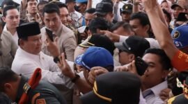 Menteri Pertahanan RI Prabowo Subianto menghadiri Asosiasi Pemerintah Desa Seluruh Indonesia (APDESI). (Dok. Tim Media Prabowo Subianto)
