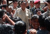 Menteri Pertahanan (Menhan) Prabowo Subianto Menghibahkan sumur bor di Kabupaten Gunung Kidul, Yogyakarta. (Dok. Tim Media Prabowo) 