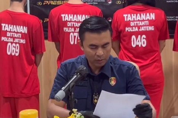 Direktorat Reserse Narkoba dan Satresnarkoba Jajaaran Polda Jateng Berrhasil mengngkap 218 kasus Narkoba. (Instagram.com/@humas_poldajateng) 
