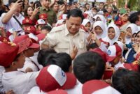 Menteri Pertahanan Prabowo Subianto meresmikan 16 titik bantuan sumber air bersih di 5 wilayah Jawa Tengah. (Instagram.com/@prabowo)