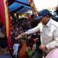 Menteri Pertahanan Prabowo Subianto saat meresmikan lima titik bantuan sumber air bersih yang berpusat di Desa Pamupukan, Kabupaten Kuningan, Jawa Barat. (Dok. TIm Media Prabowo Subianto)
