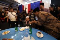 Calon Presiden nomor urut 2, Prabowo Subianto menghadiri acara Silturahmi Tokoh dan Ulama Aceh sekaligus Mengenang 19 Tahun Tsunami Aceh. (Dok. Tim Media Prabowo-Gibran)  