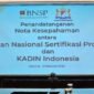 Foto : Kadin Indonesia dan BNSP jalin kerja sama melalui penandatanganan Nota Kesepahaman tentang Sinergitas Sertifikasi Kompetensi Kerja Nasional di Menara Kadin Indonesia, Jakarta, (5/2/24). (Doc.BNSP)