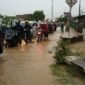 Banjir dirasakan ribuan warga Tegal sehingga mereka mengungsi sementara waktu. (Dok. BPBD Kebupaten Tegal)