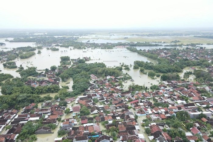 Bencana banjir juga kembali melanda wilayah Kabupaten Grobogan, Jawa Tengah. (Dok. BPBD Kabupaten Grobogan)