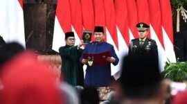 Acara pelantikan presiden terpilih 2024-2029, Prabowo Subianto. (Dok. Tim Media Prabowo)