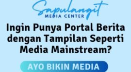 Sapulangit Media Center melayani jasa pembuatan website portal berita atau media online, WA: 0853 1555 7788. (Dok. Persrilis.com)