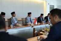 Presiden RI, Prabowo Subianto melakukan pertemuan bilateral dengan Perdana Menteri Datuk Seri Anwar Ibrahim di Twin Tower Petronas, Kuala Lumpur. (Dok. Tim Media Prabowo)