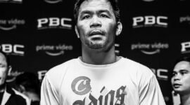 Manny Pacquiao kembali menggebrak ring tinju menghadapi juara bertahan WBC welterweight Mario Barrios. (Instagram.com @mannypacquiao)