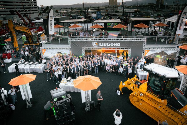 Group Photo at LiuGong Booth, CONEXPO 2026