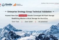 Huawei New-Gen OceanStor Dorado Converged All-Flash Storage Passes Enterprise Strategy Group Technical Validation